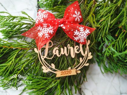 vine wreath ornament
