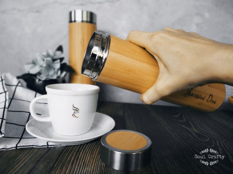 Coffee Travel Mug, Stainless Steel Thermo Coffee Tumbler 500ml