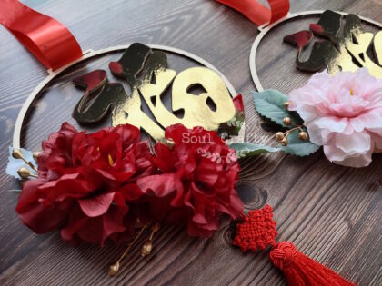 Peony minimalist 福 peony wreath, Chinese new year door decoration, Year of Tiger, Blessing new year wreath, 2022 Lunar New Year Wreath